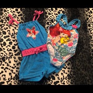 Disney The Little Mermaid Bathing Suit & Cover-up